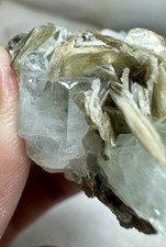 125 CT,  Natural Sky Blue  Aquamarine on Matrix From Shigar Valley PAk picture