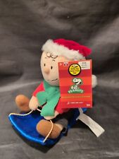 2012 Gemmy Charlie Brown Musical & Moving on Sled Toy / Peanuts Snoopy picture