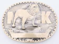Mack Truck Bulldog Solid Brass Vintage Belt Buckle picture