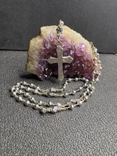 Meteorite Rosary Catholicism Precise Metal Anglicanism Lutheranism Prayer Beads picture