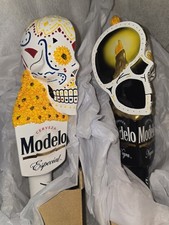 Dual Handle Modelo Especial Negra Skull Beer Tap keg handle skeleton halloween  picture