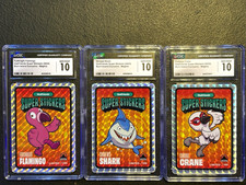 VeeFriends 2024 Super Stickers Burn Island Magma CGC 10 /199 3-Card Lot picture
