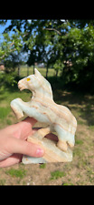 Rare and Gorgeous, Carribean Calcite Horse Crystal Carving picture