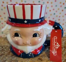 Johanna Parker 3D Patriotic Uncle Sam Ceramic Mug New picture