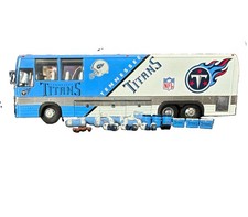 Tennessee Titans NFL Team Bus discontinued Danbury Mint w/Accessories displayed picture