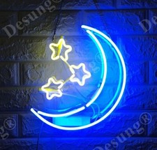 New Moon Stars Neon Light Sign 14