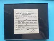 1946 Official Ballot For Constitutional Amendments For Women. picture