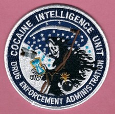 DEA DRUG ENFORCEMENT ADMINISTRATION COCAINE INTELLIGENCE PATCH picture