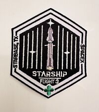Original SpaceX Starship 3 Orbital  Launch Test Flight Mission Patch 3” picture
