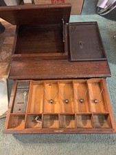 Dalton 1922 wood cash register cabinet No 7294 picture