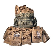 Military MRE A&B Cases Insp Date 2025 or Newer & ACU Ruck Sack Combo picture