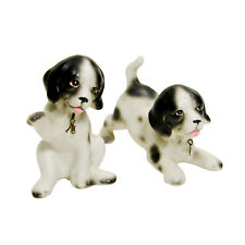 Lipper & Mann English Springer Spaniel Puppy Dog Figurines Vintage Japan Ceramic picture