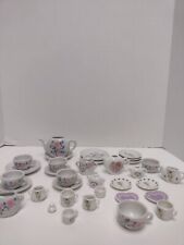 Vintage Lot Of Precious Moments Miniature Tea Set Pieces picture