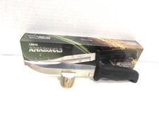 Tramontina Brazil 2524 Inox Hunting Knife Fixed Blade Knife w/Nylon Sheath NIB picture