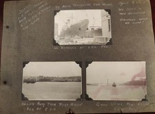 1948 USAT General Weigel Fort Mason Okinawa Voyage X7 Photos Album Page OOAK picture