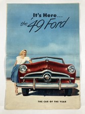 Vintage 1949 Ford Dealer Sales Brochure Catalog Original Advertising 