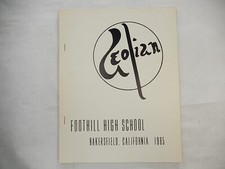 Foothill High School, Bakersfield California, Aeolian Students Publication, 1965 picture