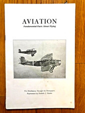 VTG 1928 AVIATION FUNDAMENTAL FACTS ABOUT FLYING HASKIN AIRWAY ROUTES HISTORY picture