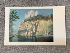 St. Paul Minnesota Historical Society Postcard Picture Rock On Crooked Lake picture