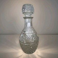 Vintage Princess House Heritage Crystal Decanter Crown Grapes Glass Stopper picture