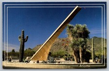 The Sundial At Town Center Carefree Arizona AZ Vintage Postcard picture