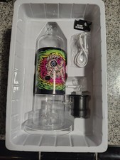  Electric Glass Bong Water Pipes Smoking Bongs power bubbler L.E.D light fan  picture