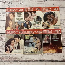 Vintage Historias De La Vida Fotonovela Magazine Mexico 1970s Dramas Lot of 6 picture