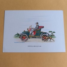 RENAULT 1908 CAR THE CARS FIRST SERIES - OLD COLOR POSTCARD - picture