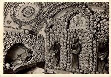 Capuchin Crypt Rome Bone Ossuary Photograph c1900 Memento Mori Monks Skull picture