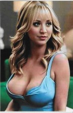 Fridge / Tool Box Magnet Set of 2 Different -  Kaley Cuoco picture