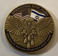 Operation Epic Fury Challenge Coin picture
