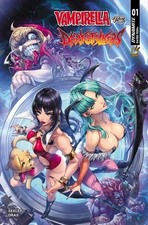 VAMPIRELLA VS DARKSTALKERS SPECIAL #1 DRAX GAL MAIN COVER NM PRE-SALE 11/11/2026 picture