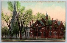 Postcard Augusta GA Presbyterian Church Sunday School Rooms picture