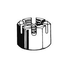 GRAINGER APPROVED U12000.075.0001 CstlNt,Pln,Stl,Grd2,3/4