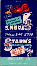 Captain Starn's Restaurant Atlantic City NJ Vintage Matchbook Cover 4MM26-3-1 picture