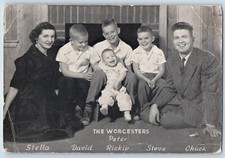 The Worcesters Postcard Family WMT Radio Station Cedar Rapids Iowa IA c1910's picture