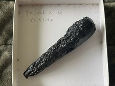 Super Rare Teardrop Indochinite Tektite Angel Chime 35.6g Meteorite Impact Glass picture