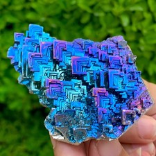 153G ram Bismuth rainbow crystal elementBi gemstone Mineral specimen healing picture