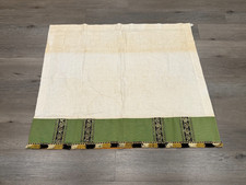 GREEN SMALL ALTAR SUPEWR FRONTAL WITH LINEN TOP CLOTH picture