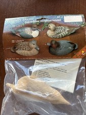 Vintage Craft Tex Duck & Bird Kits Lot Wood Decoy  #16078 (5” Pintail) NOS picture