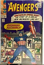Avengers #16,  Hawkeye, Scarlet Witch & Quicksilver join Avengers, Marvel 1965 picture