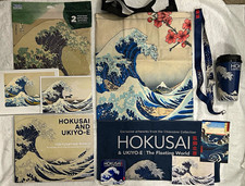 Katsushika Hokusai The Great Wave Poster Set 11x14 Ukiyo-e Exhibition Book  picture
