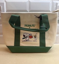 Starbucks x Peanuts Snoopy Mini Tote Canvas Bag Brand New With Tags In Hand picture