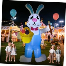 Giant 15ft Easter Inflatable Outdoor Decor Blow Up Bunny Rabbit Inflatable picture