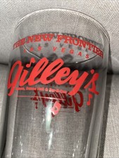 Gilley's Saloon The New Frontier Hotel Casino Las Vegas Souvenir Glass VTG picture