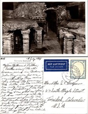 Römische Badruine Römerplatz Baden Baden Germany Postcard picture
