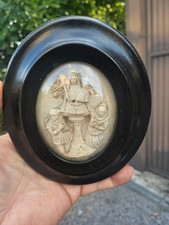 Antique meerschaum bas relief notre dame montaigu Wall plaque 19thc picture