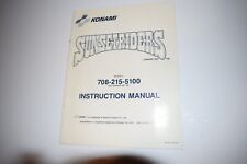 SUNSET RIDERS INSTRUCTION MANUAL KONAMI 1991 708-215-5100 (BOOK751) picture