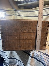 WWII COMPOSITION B PELLETS High Explosive Ordnance Flaming Bomb Box Crate RARE picture