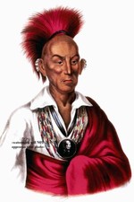 Chief Black Hawk PHOTO Portrait Art Sauk Leader Indian Native American Warrior picture
